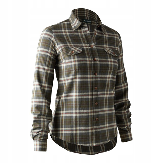 KOSZULA DEERHUNTER LADY RUBY 8441 - Yellow Check -42 Deerhunter