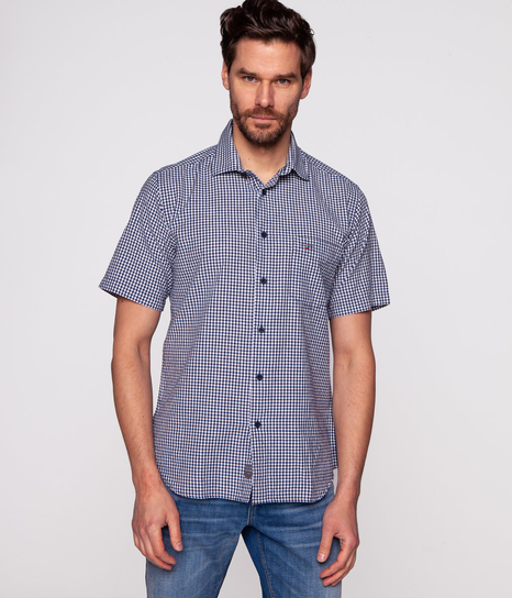 Koszula męska slim WINDSOR2 KL29 NAVY-M Lee Cooper