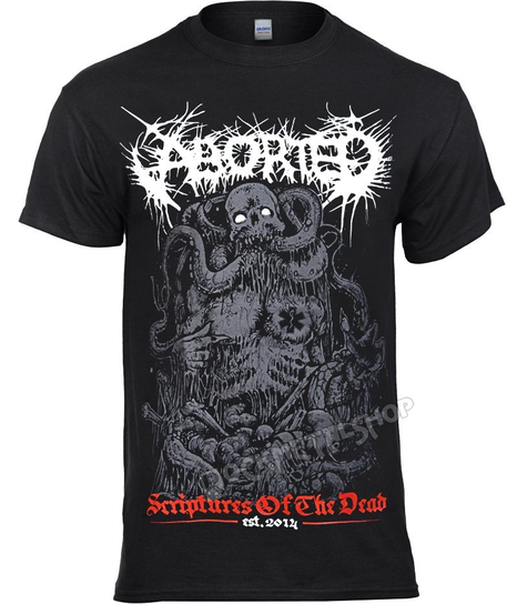 koszulka ABORTED - SCRIPTURES OF THE DEAD-S Pozostali producenci