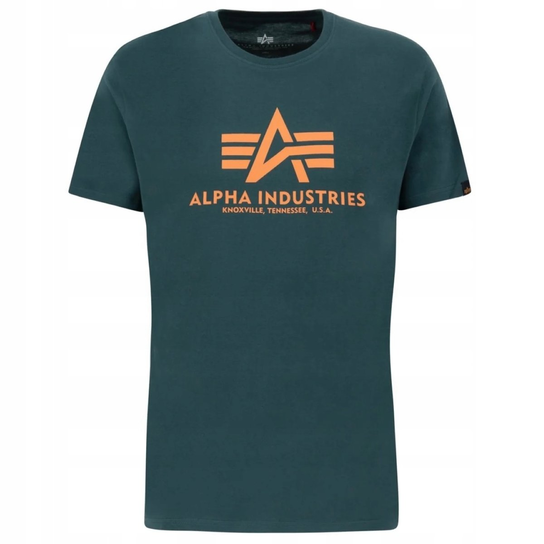 Koszulka Alpha Industries Basic 100501 720 Force Green S Inna marka
