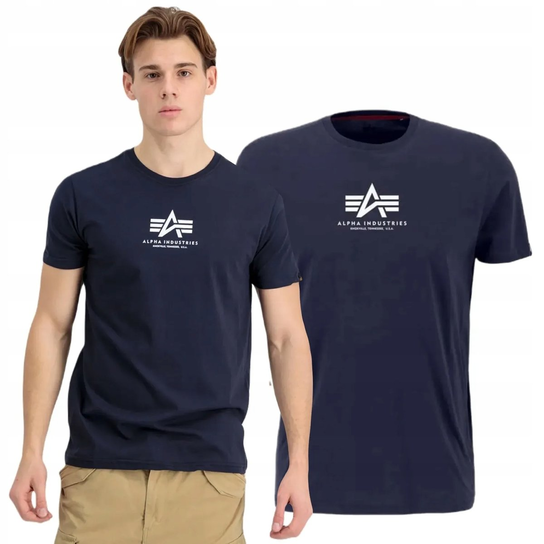 Koszulka Alpha Industries Basic T ML 118533 07 Rep. Blue L Inna marka