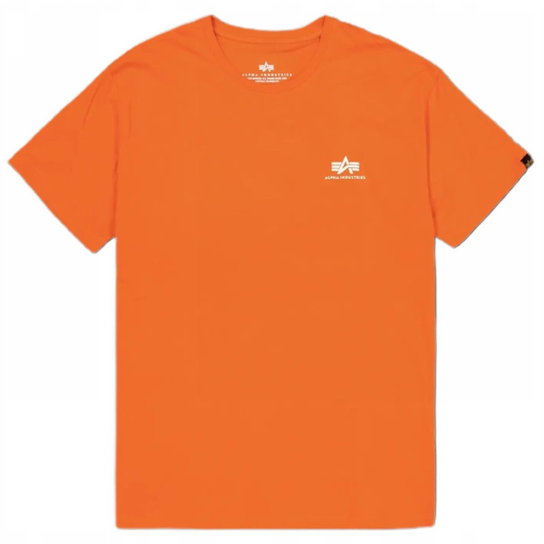 Koszulka Alpha Industries Small Logo Basic 188505 736 Boost Orange S Inna marka