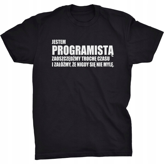 Koszulka Jestem Programistą Dla Programisty GILDAN