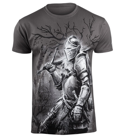 koszulka KNIGHT, szara-M Inna marka