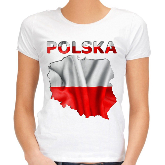 Koszulka mapa Polska damska L Stedman