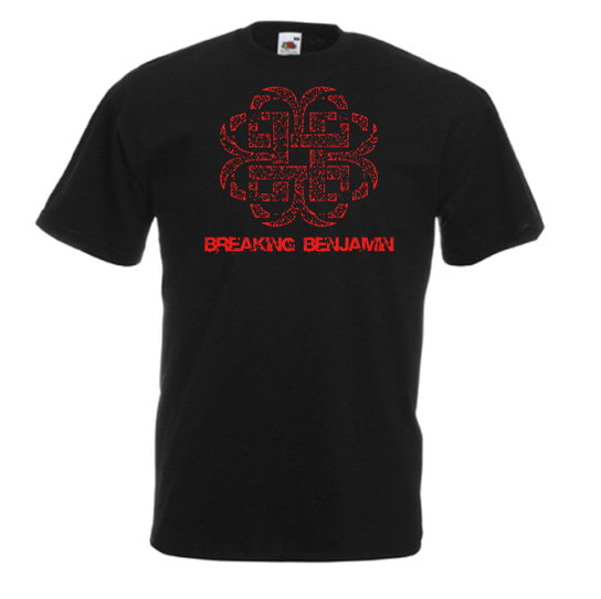Koszulka męska nadruk Breaking Benjamin L FRUIT OF THE LOOM