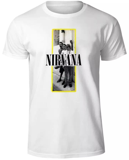 Koszulka NIRVANA - YELLOW BOX-S Inna marka
