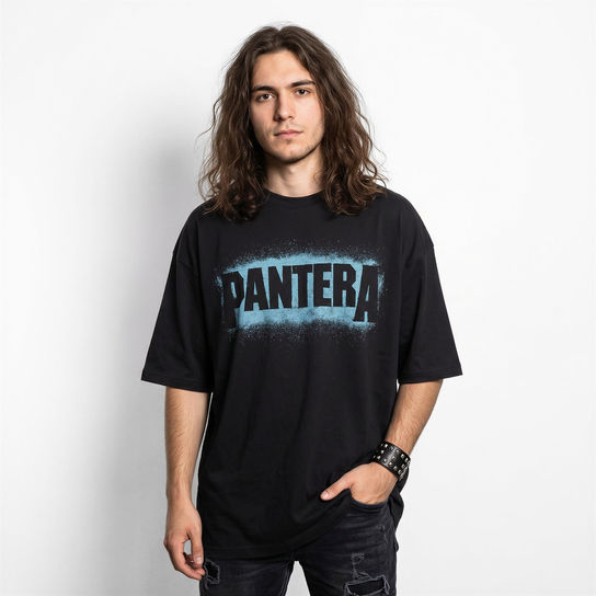 koszulka PANTERA - SPRAY LOGO oversized-M Inna marka