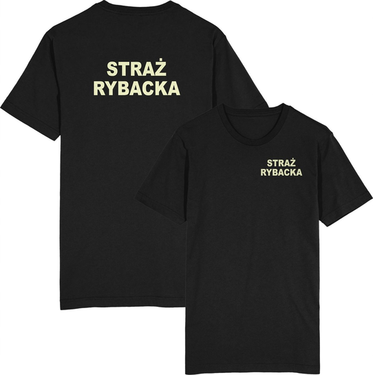 Koszulka Straż Rybacka Fluorescencyjna Fluo GILDAN