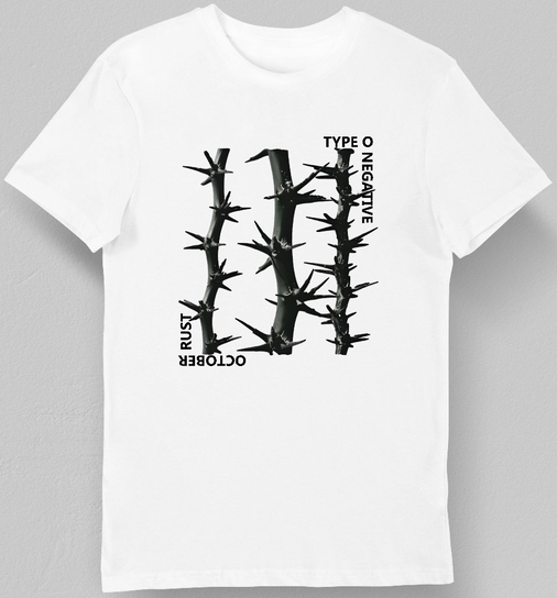 Koszulka Type o Negative October Rust biała XL KozakNadruki
