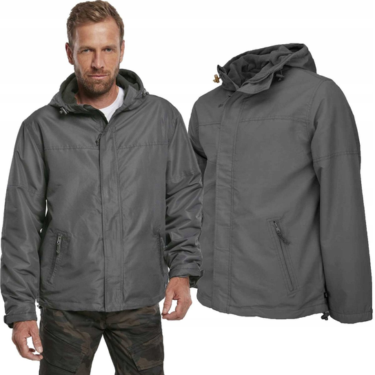 Kurtka BRANDIT Windbreaker Frontzip Anthrazit L Brandit