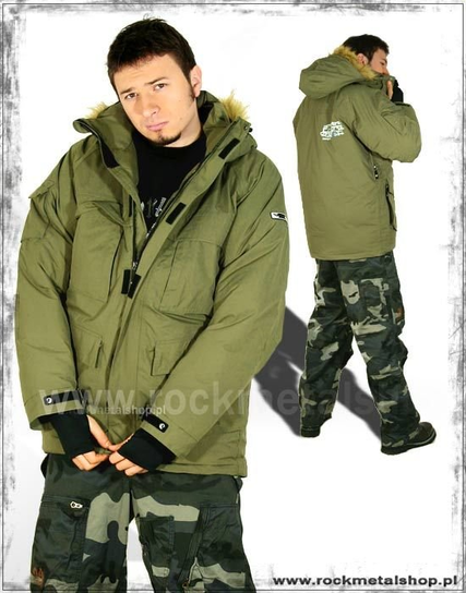 Kurtka Control Snowboards Khaki -S Inna marka