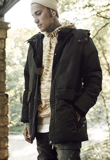 kurtka HEAVY LONG BUBBLE JACKET-S Inna marka