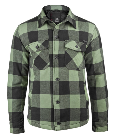 kurtka/koszula LUMBERJACKET black/olive-M Brandit