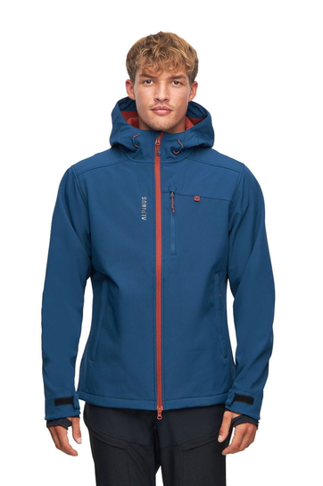 Kurtka męska softshell Alpinus Aso niebieski - M Alpinus