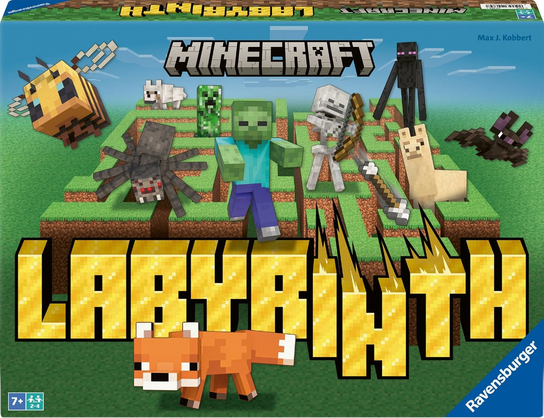 Labyrinth Minecraft, gra planszowa, Ravensburger Ravensburger