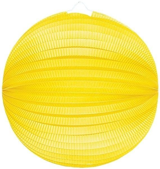 Lampion 25Cm Żółty Widmann