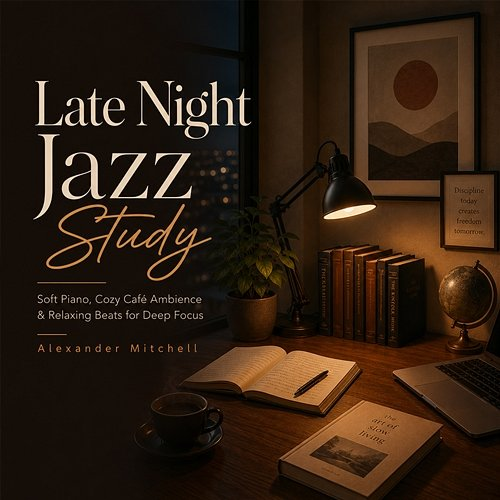Late Night Jazz Study – Soft Piano, Cozy Café Ambience & Relaxing Beats for Deep Focus Alexander Mitchell
