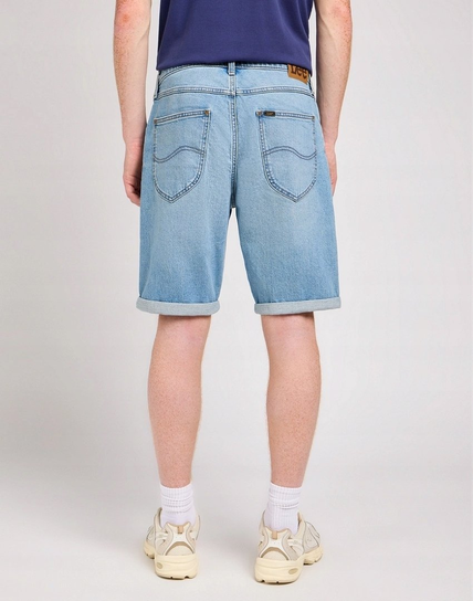 LEE 5 POCKET SHORT SOLID BLUES 112350162 W30 LEE