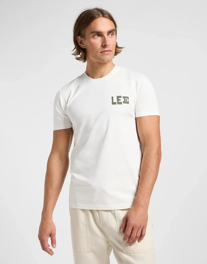 LEE REGULAR GRAPHIC TEE ECRU 112364595 M LEE