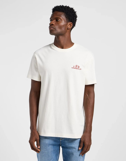 LEE REGULAR LOGO TEE ECRU 112364552 S LEE