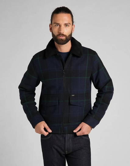 Lee Wool Jacket Navy L86Pcs35-3Xl LEE