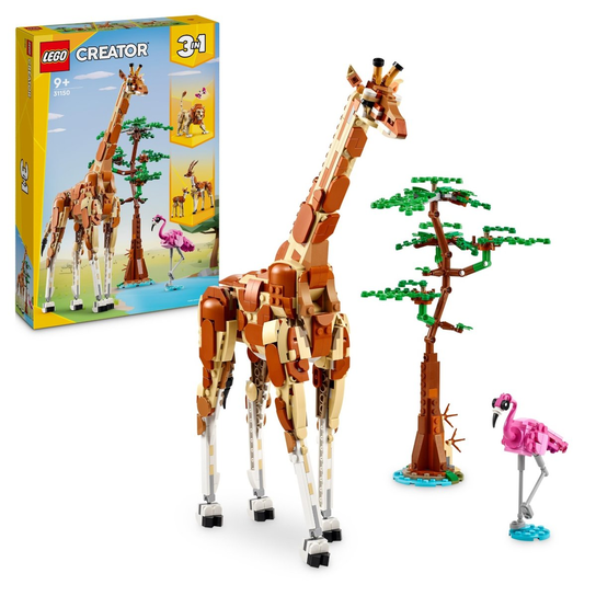LEGO Creator 3 w 1, klocki, Dzikie zwierzęta z safari, 31150 LEGO
