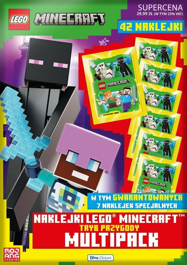 Lego Minecraft Stickers Mutlipack Burda Media Polska Sp. z o.o.