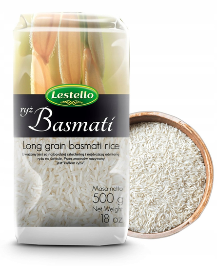 Lestello Ryż Basmati 500g Lestello