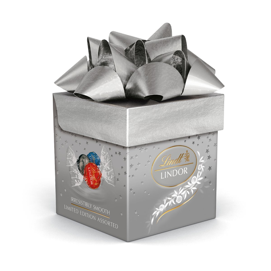 Lindor Silver Mini Cubes 75G Lindt
