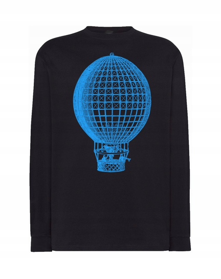 Longsleeve męski FAJNY nadruk BALON r.XL Inna marka