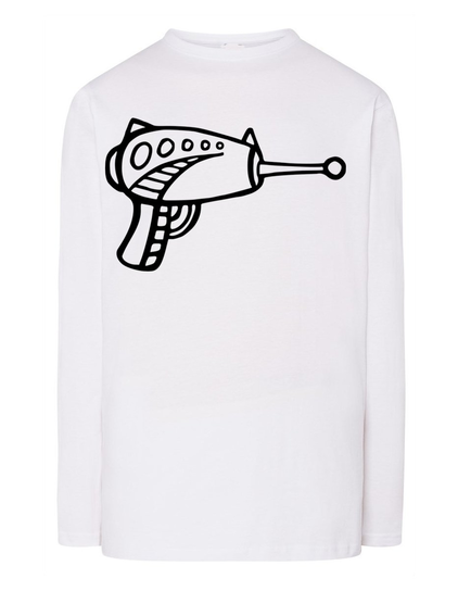 Longsleeve męski fajny nadruk BROŃ BLASTER r.4XL Inna marka