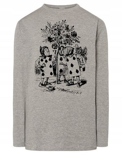 Longsleeve męski fajny nadruk KARTY r.5XL Inna marka