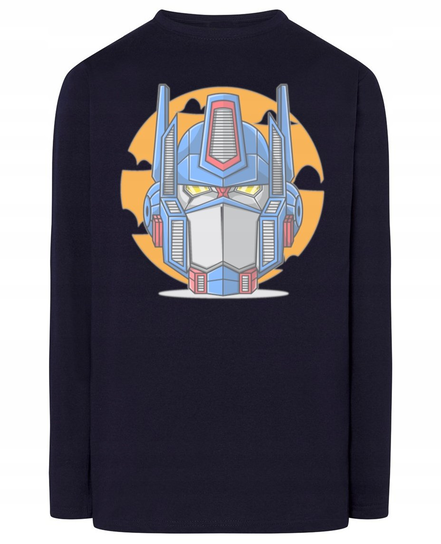 Longsleeve męski fajny nadruk ROBOT r.5XL Inna marka