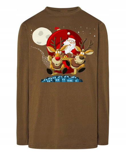 Longsleeve męski nadruk Mikołaj Rozm.S Inna marka