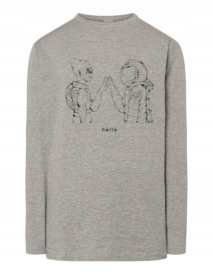 Longsleeve nadruk SPOTKANIE KOSMICI Hello r.M Inna marka