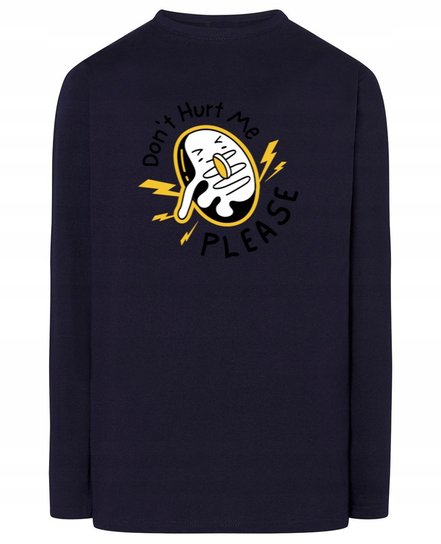 Longsleeve zabawny nadruk PĄCZEK DONUT r.3XL Inna marka