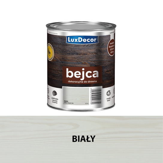 LUXDECOR BEJCA DO DREWNA 0,2L BIAŁY Inny producent