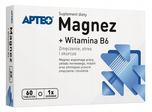 Magnez + Witamina B6 APTEO 60 tabletek SYNOPTIS PHARMA