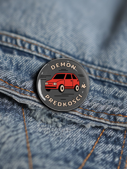 Maluch / Demon Prędkości / Przypinka Nadwyraz.com