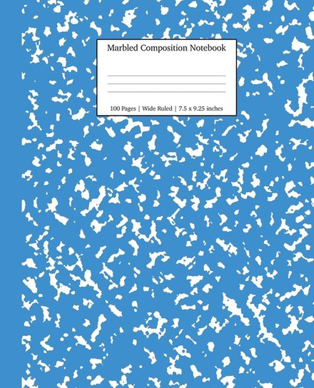 Marbled Composition Notebook Dreamers Press Young