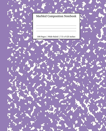 Marbled Composition Notebook Dreamers Press Young