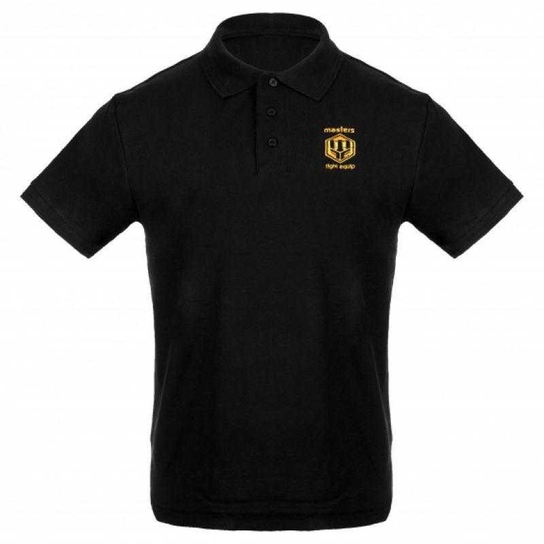 Masters Koszulka Polo Męska Basic (L / Czarny) Masters