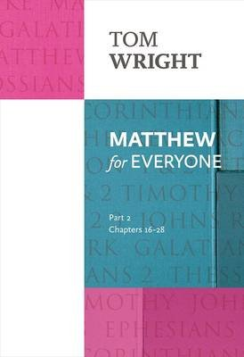Matthew for Everyone Wright Tom