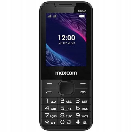 Maxcom Mm248 Czarny/Black Maxcom