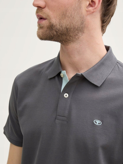 Męska Koszulka Polo Tom Tailor Basic Dark Shadow XXL Tom Tailor