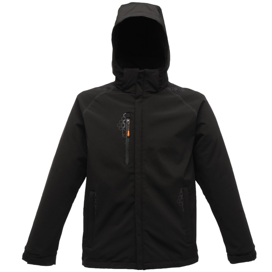 Męski Softshell Repeller Professional (L / Czarny) REGATTA