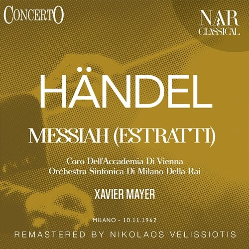 Messiah (Estratti) Xavier Mayer