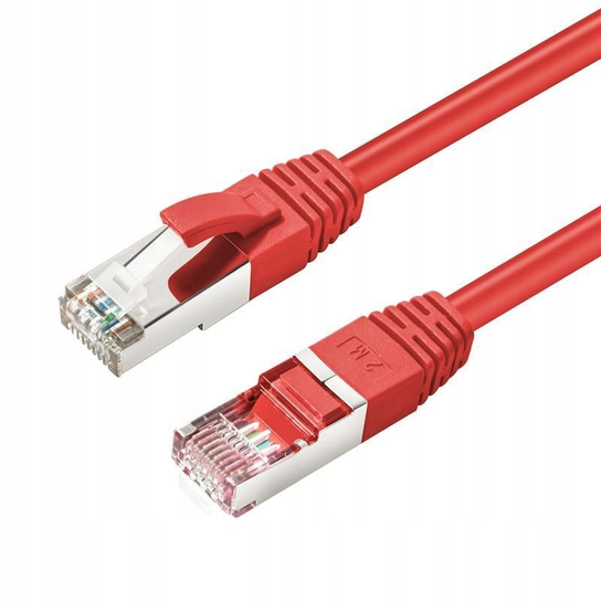 Microconnect Cat6A S/Ftp 2M Czerwony Lszh Microconnect