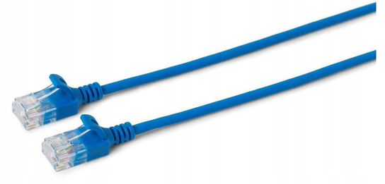 Microconnect U/Utp Cat6A Slim 0,5M Niebieski Microconnect